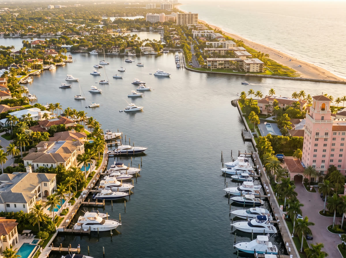 Aerial view of Boca Raton
